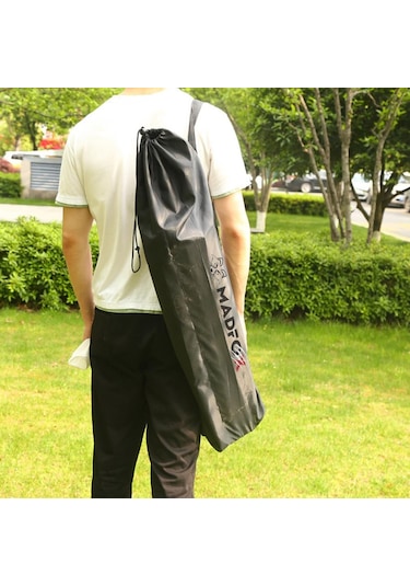 Madfox Skylite Yükseklik Ayarlı Katlanır Kamp Masası Siyah Siyah