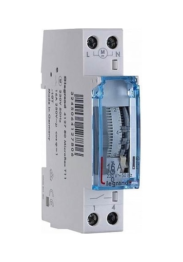 Legrand Dikey Analog Günlük Zaman Saati 16a 250v Lr 412790