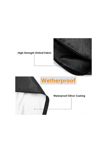 Vkemall Siyah 68 İnç Su Geçirmez Dış Mekan Yastık Depolama Çantası Kolle Ve Fermuarlı