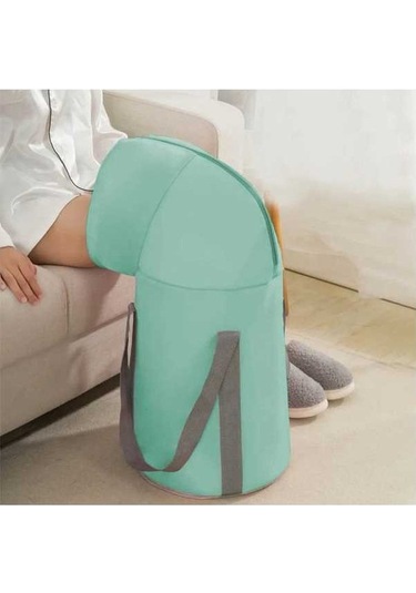 Fortunelane Taşınabilir Katlanabilir Ayak Spa Kovalı, Isı Dayanıklı Peva İç Katmanlı, Seyahat/ev İçin Depolama Çantasıyla Ayak Sı Mavi