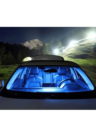 Dacia Duster Sandero Lodgy Dokker Logan Jogger Için Araba Led Iç Işık Ice Blue 8000k Dokker 12-21 10pcs 1 Piece Set