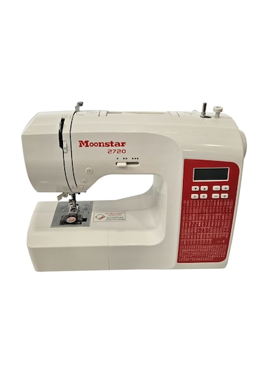 Moonstar 2720 200 Desen Ev Tipi Elektronik Düz Dikiş Makinesi Beyaz