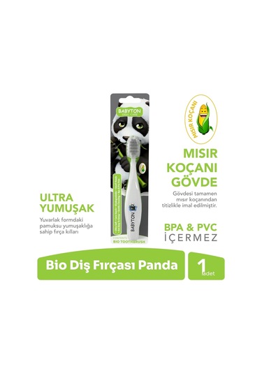 Babyton Bio Panda Çocuk Diş Fırçası