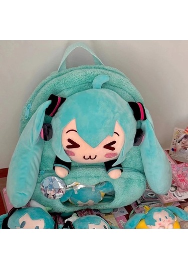 Fastbuy Hatune Miku Tatlı Sevimli Yaratıcı Anime Nakış Çok Renkli Moda Çok renkli