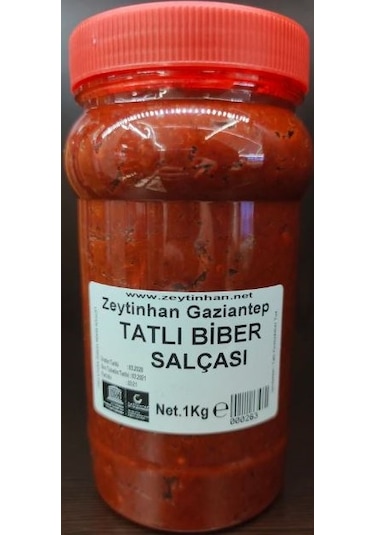 Zeytinhan Gaziantep Tatlı Biber Salçası Pet 1 KG
