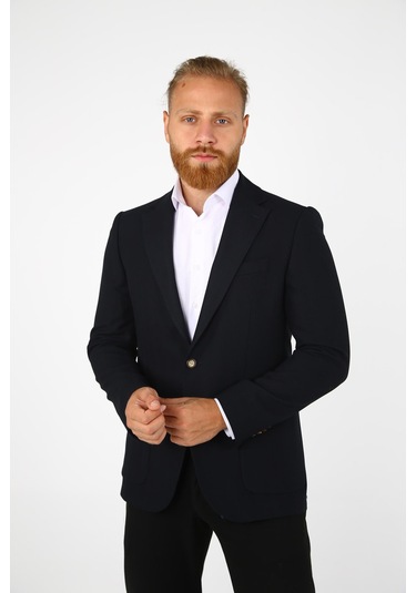 Brango 30148 Erkek Blazer Ceket Lacivert