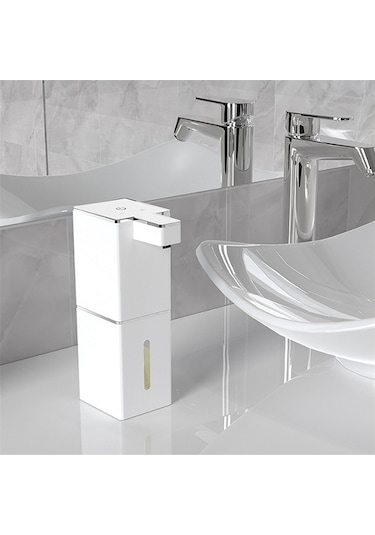 Xiaaokeji Elektrikli Köpük El Yıkama Makinesi Otomatik İndüksiyon Sabunluk Siyah Siyah