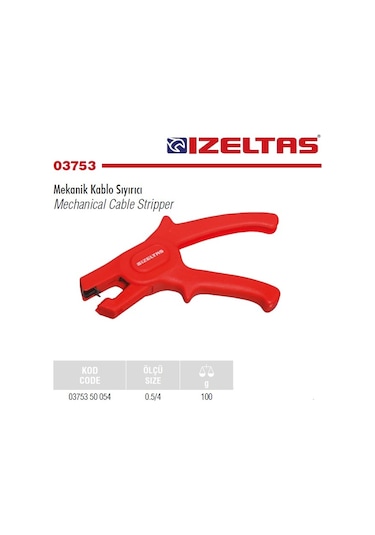 Izeltaş Mekanik Kablo Sıyırcı 0.5-4 Mm - 0375350054