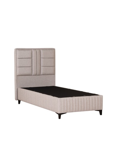 Kilim Mobilya Bamboo Sleepy Set ( Sandıklı Baza + Başlık + Yatak ) 090x190 Krem