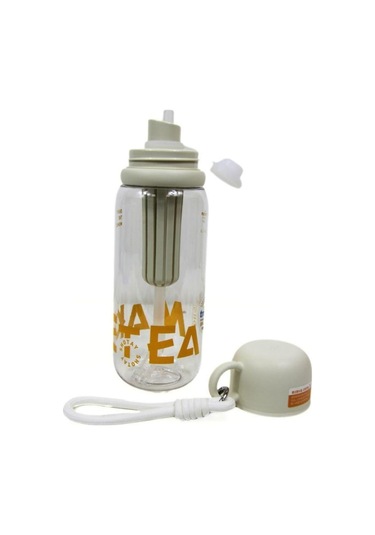 Shotay Cup Cover Su Matarası Tritan Beyaz 800ml Beyaz