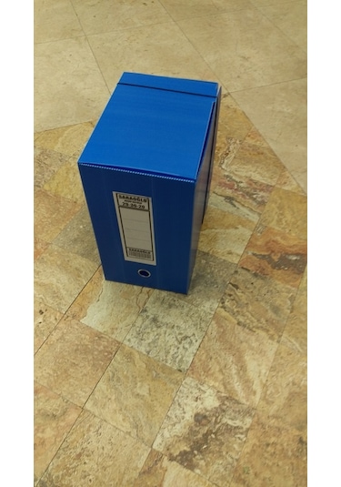 Saraoğlu Arşiv ve Proje Kutusu 29 x 36 x 20 CM Mavi 15 Adet