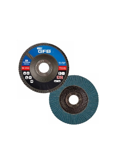 Gfb Zirkonyum Flap Disk Zımpara Zk 60 115x60x22.23