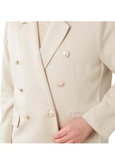 Kadın Spor Blazer Ceket Bej