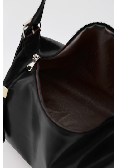 Gabrielle Salaş Omuz Çantası Siyah Siyah