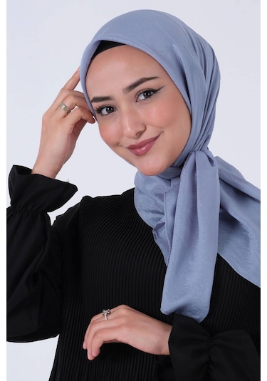 Harem Scarf Brisa Vual Eşarp Kot Mavi