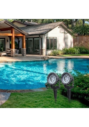 Cata 12W Amber Ledli Bahçe Kazığı Dış Mekan ct-7304a Çok Renkli