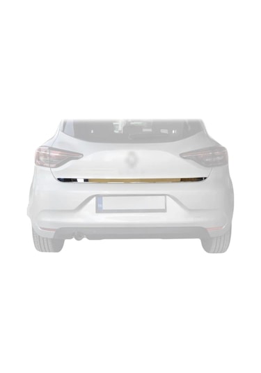 Renault Clio 5 Formlu Krom Bagaj Alt Çıta 2020 Paslanmaz Çelik N11.5132