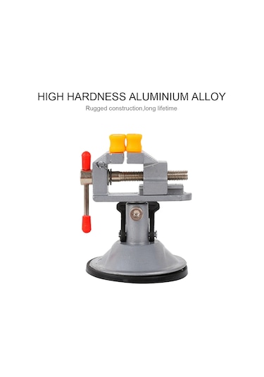 Skycity Alüminyum Mini Süspansiyon Tıkacı, 360 Döner Baş, 12-55mm Tutma Aralığı, Dört Desteği, Pürüzsüz Yüzeylere Uygun, Model Ve Saat Tamiri İçin