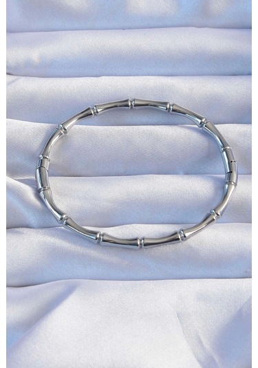 316l Çelik Gümüş Renk Kemik Model Bileklik