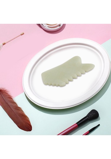 Xurunkeji Jade Guasha Tarak, Spa Akupunktur Terapi Uyarı Noktaları Yüz Kollar Ayak Bakımı