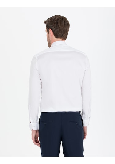 Pierre Cardin Erkek Beyaz Gömlek Basic 50268201-vr013 Beyaz