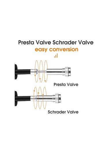 Mufunye 120psı Yüksek Basınçlı Dağ Bisikleti Pompası - Manuel Alüminyum Taşınabilir Lastik Şişirme Seti Diğer