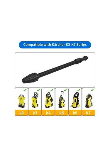 Bloomnest K2 K3 K4 K5 K6 K7 Blaster Temizleme Nozulu Aksesuarı İçin Yüksek Basınçlı Jet Lance, Küçük Boy