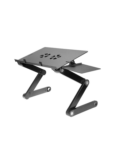 Laptop Yatak Sehpası Portatif Katlanabilir Laptop Sehpası Notebook Sehpası Mouse Pad'li