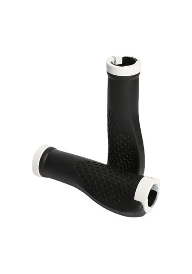 Geeroyoo Dağ Bisikleti Ergonomik Rezine Tutamak Kılıfı - Konforlu Sürdürülebilir Bisiklet Aksesuarı Siyah