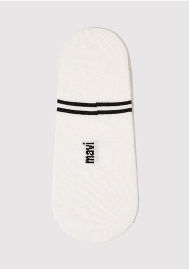 Mavi - 2'li Ekru Babet Çorabı 092593-34523 Pembe