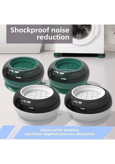 Yifomall Ev Aletleri İçin Taşınabilir Dayanıklı Taban: Yük Taşıma, Titreşim Giderici, Kayma Engeli, Evde Kolay Kullanım Yeşil 4'lü Paket Diğer