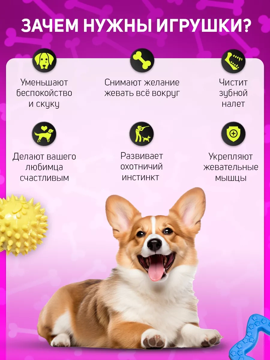 Tooth For Tooth Köpekler İçin Oyuncak Seti 247504935