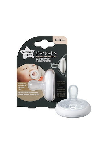 Tommee Tippee Closer to Nature Breast-Like Soother Emzik 6-18 Ay Pembe