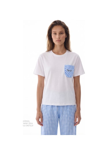 Penti Gökyüzü Mavisi Pajama Time Pamuklu Pantolon Pijama Takımı Gökyüzü Mavisi Penti Gökyüzü Mavisi Pajama Time Pamuklu Pantolon Pijama Takımı Gökyüzü Mavisi