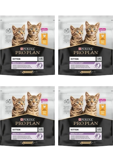 Purina Pro Plan Kitten Yavru Kedi Kuru Maması 400 Gr 4 Adet