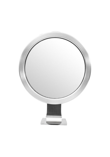 Vkemall Vantuzlu Buğu Önleyici Kancalı Tuvalet Aynası Delmesiz Banyo Duş Tıraş Makyaj Ay