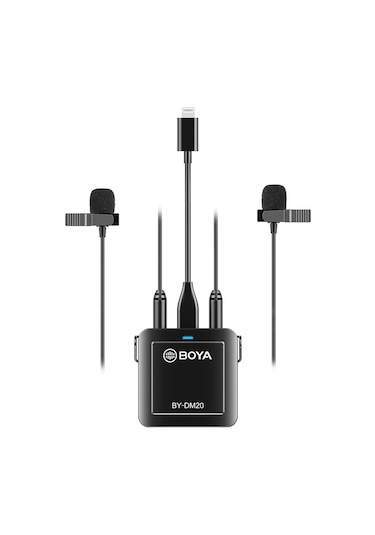 Boya By Dm20 Pc Telefon İkili Yaka Mikrofonu Kit