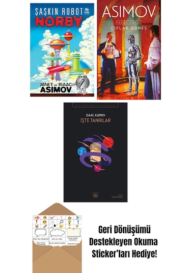 Şaşkın Robot Norby + Çıplak Güneş Robot Serisi 2. Kitap + İşte Tanrılar