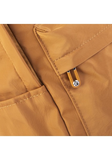 Nas Bag Unisex Sırt Ve El Çantası Büyük Boy Su Geçirmez Sırt Çantası 29x40 Cm Hardal