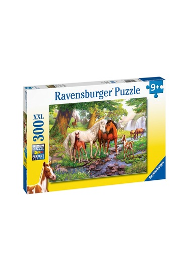 Panelkırtasiye Ravensburger Çocuk Puzzle 300 Parça Nehirde Atlar 129041