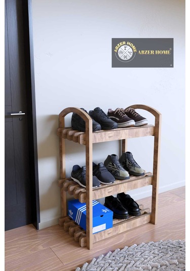 Abzer Home Ayakkabılık Kahverengi Atlantik Çam