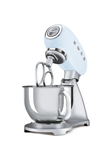 Smeg SMF02 800 W Stand Mikser Pastel Mavi