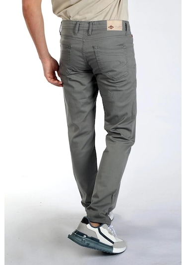 252 Lcm 221002 Jagger Lee Cooper Erkek Dokuma Pantolon gri