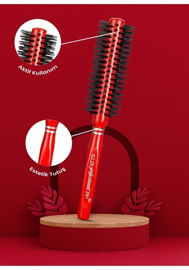 Elsa Professional 291 Kırmızı Saç Fırçası