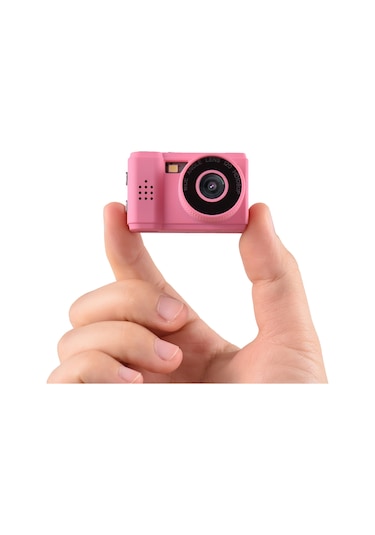 Gajeena Pembe Mini Kamera 1080p Hd Video Kaydı Ve Fotoğraf Çekimi, Dahili Pil, 30fps, Tf Kart Desteği