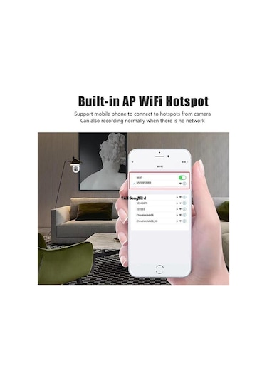 Ampül Güvenlik Kamerası Bebek, Pet, Yaşlı, Hasta, Bakıcı İzleme