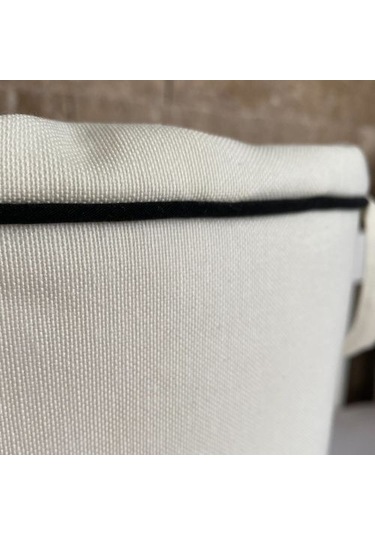 HS Hometex Kedicik Nakışlı Bez Kirli ve Oyuncak Sepeti