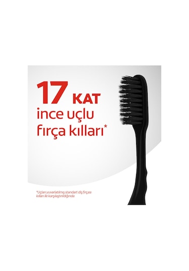 COLGATE SLİM SOFT MİKRO İNCE 1+1 SİYAH DİŞ FIRÇASI