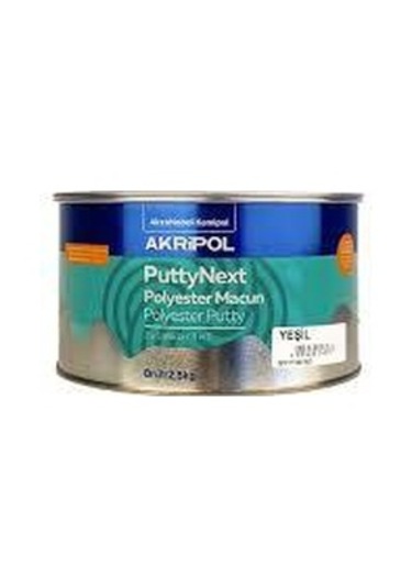 Akzo Akripol Puttynext 3u1 Polyester Macun Yesil Brüt 2,5kg 2.5 KG