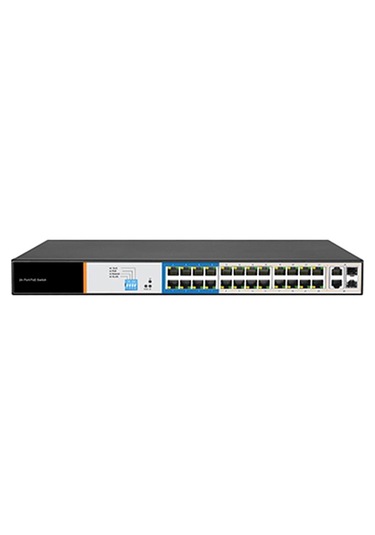 Tiandy 24 Port Yönetilmeyen Aı Poe Switch 24e +2g Uplink + 2g Sfp